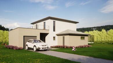 Terrain avec maison neuve à vendre 349 000 € Montanay 69250
