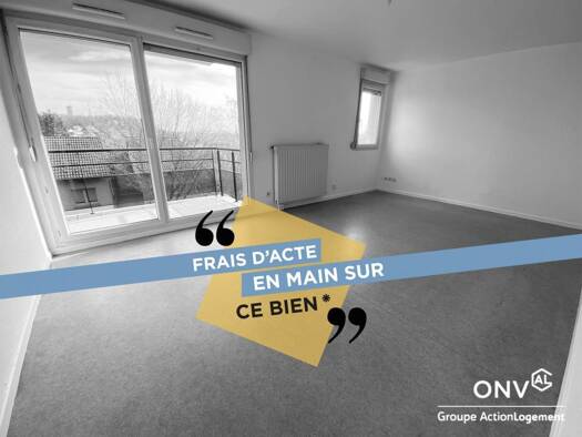Appartement à vendre 76 600 € 3 pièces 2 chambres 67 m² 1er étage Batteries du Parc Montbéliard 25200
