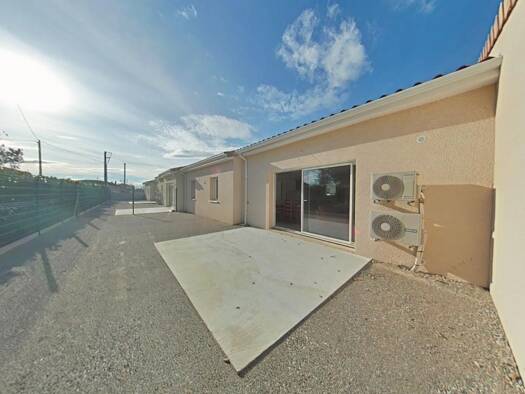 Maison de plain-pied à louer 1 295 € 4 pièces 3 chambres 82,9 m² Est-Chateaufleury Romans-sur-Isère 26100