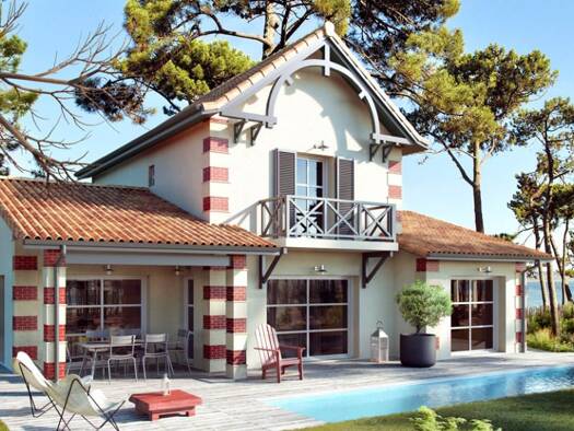 Terrain avec maison neuve à vendre 624 500 € 4 pièces 3 chambres 115 m² 590 m² de terrain Sanguinet 40460