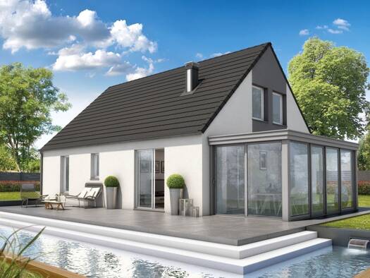 Terrain avec maison neuve à vendre 262 794 € 5 pièces 4 chambres 107 m² 783 m² de terrain Saint-Loup-de-Varennes 71240