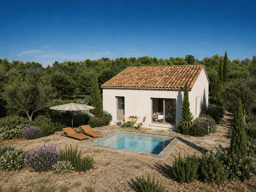 Terrain avec maison neuve à vendre 297 100 € 3 pièces 2 chambres 70 m² 424 m² de terrain Secteur Sud Pernes-les-Fontaines 84210
