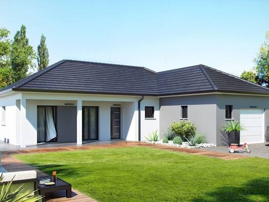 Terrain avec maison neuve à vendre 191 350 € 3 pièces 2 chambres 80 m² 1 388 m² de terrain Yzeux 80310