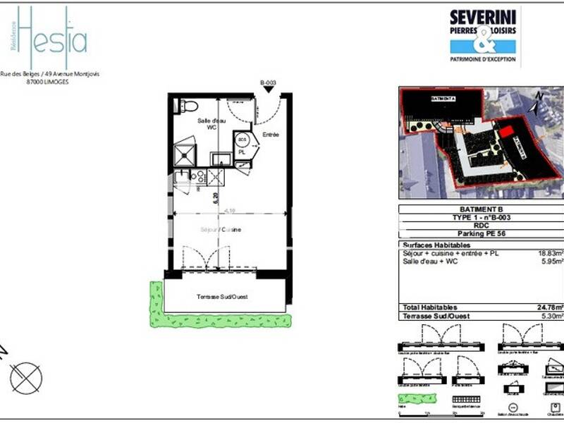 Maison à louer, 25m², LIMOGES