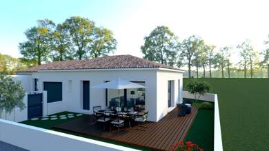 Maison de plain-pied à vendre 419 500 € 3 pièces 2 chambres 67 m² 244 m² de terrain Godillot Hyères 83400