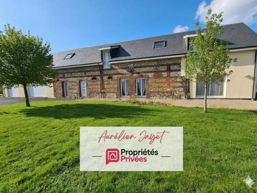 Maison à vendre 445 000 € 5 pièces 4 chambres 196 m² 2 973 m² de terrain Cuverville 76280