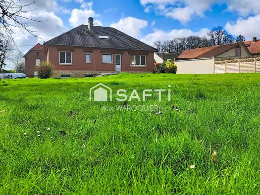 Maison à vendre 194 000 € 5 pièces 3 chambres 105 m² 1 500 m² de terrain Bertincourt 62124