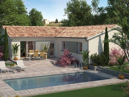 Terrain avec maison neuve à vendre 340 000 € 6 pièces 3 chambres 100 m² 1 399 m² de terrain Camblanes-et-Meynac 33360