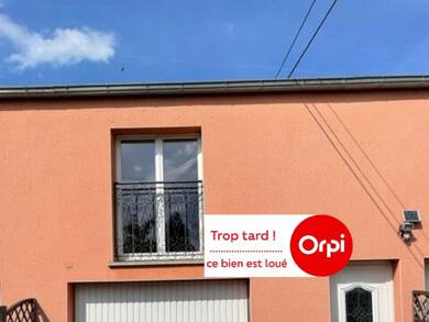 Maison à louer 677 € 3 pièces 2 chambres 88 m² 30 m² de terrain Nord Est Feignies 59750