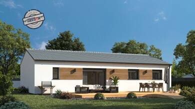Maison de plain-pied à vendre 209 600 € 4 pièces 3 chambres 83 m² 641 m² de terrain Gerponville 76540