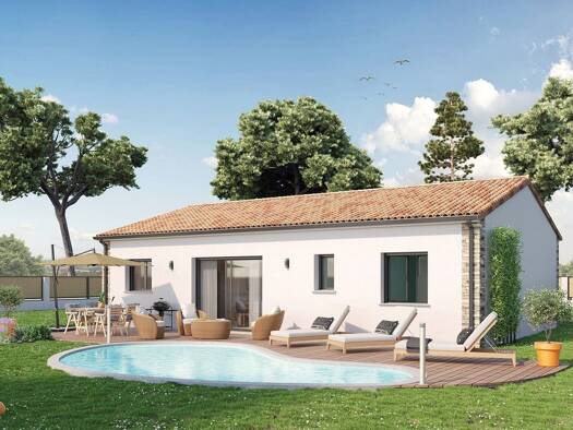 Terrain avec maison neuve à vendre 275 320 € 4 pièces 3 chambres 100 m² 663 m² de terrain Labouheyre 40210