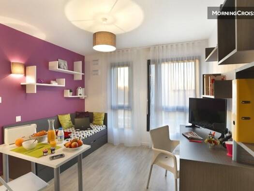 Studio à louer 645 € 1 pièce 18 m² Hôtel de Ville-Pont de Bois Villeneuve-d'Ascq 59650