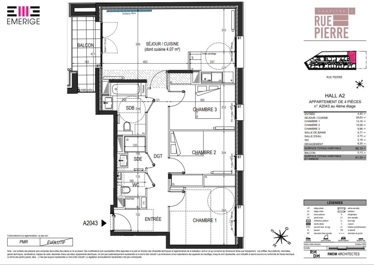 Maison à louer, 86m², SAINT OUEN