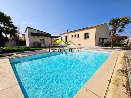 Maison de plain-pied à vendre 349 000 € 5 pièces 3 chambres 122 m² 1 176 m² de terrain Centre Est Loriol-sur-Drôme 26270