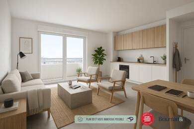 Appartement à vendre - Neuf 247 963 € 2 pièces 1 chambre 47 m² 5ème étage Marcel Sembat Villetaneuse 93430