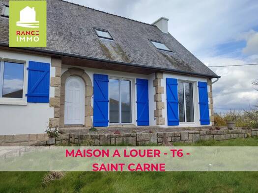 Maison à louer 1 150 € 6 pièces 5 chambres 124,1 m² Saint-Carné 22100