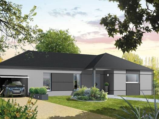 Terrain avec maison neuve à vendre 257 873 € 5 pièces 4 chambres 99 m² 521 m² de terrain Arcenant 21700