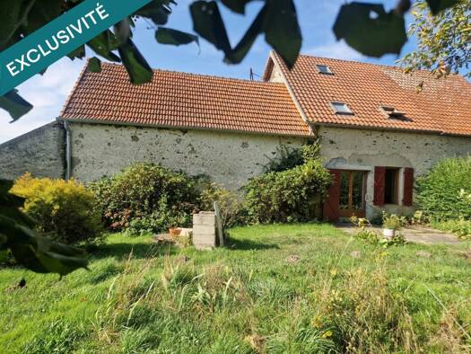 Maison à vendre 74 500 € 4 pièces 3 chambres 88 m² 3 390 m² de terrain Louroux-de-Bouble 03330