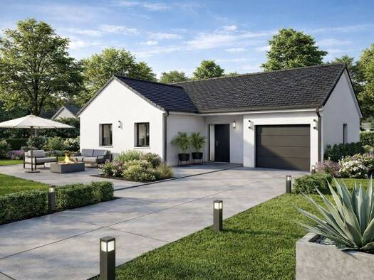 Terrain avec maison neuve à vendre 290 910 € 4 pièces 3 chambres 90 m² 1 400 m² de terrain Montauville 54700