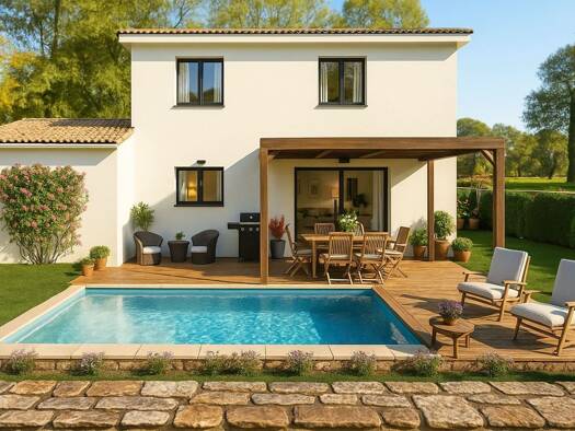 Terrain avec maison neuve à vendre 439 000 € 4 pièces 3 chambres 100 m² 230 m² de terrain Lattes 34970