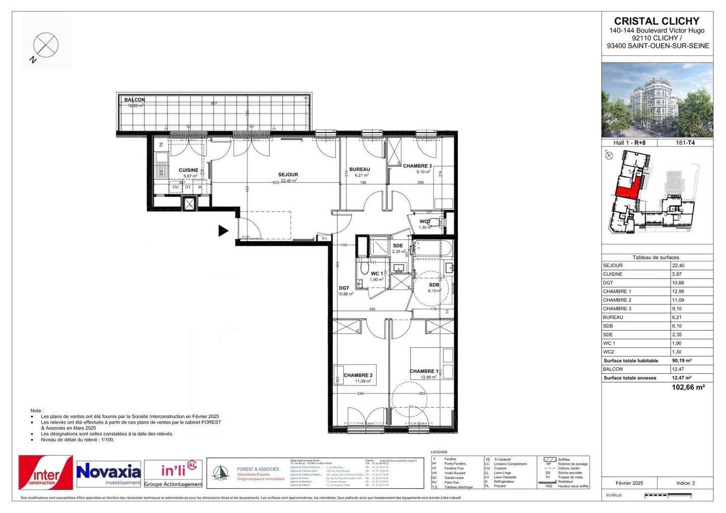 Maison à louer, 90m², CLICHY