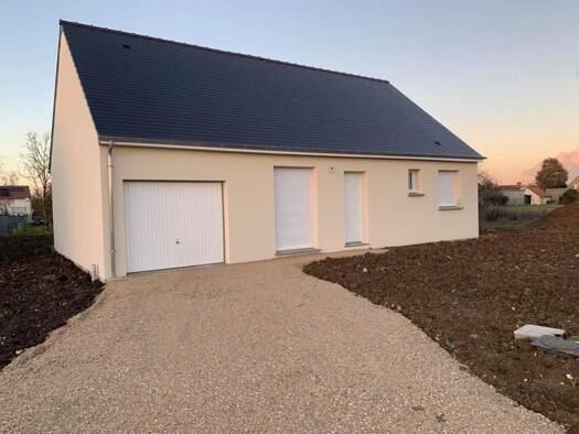 Terrain avec maison neuve à vendre 191 551 € 5 pièces 3 chambres 84 m² 500 m² de terrain Saint-Claude-de-Diray 41350