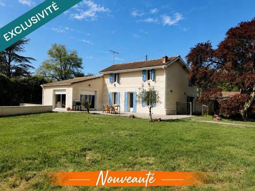 Maison à vendre 279 000 € 8 pièces 3 chambres 163 m² 1 800 m² de terrain Saint-Yzan-de-Soudiac 33920