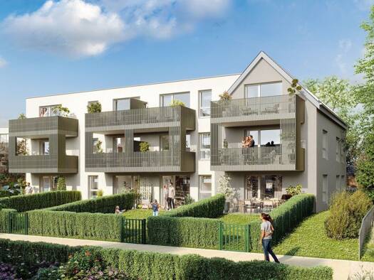 Appartement à vendre - neuf 142 800 € 2 pièces 1 chambre 38 m² 1er étage Nord Ouest Bischwiller 67240