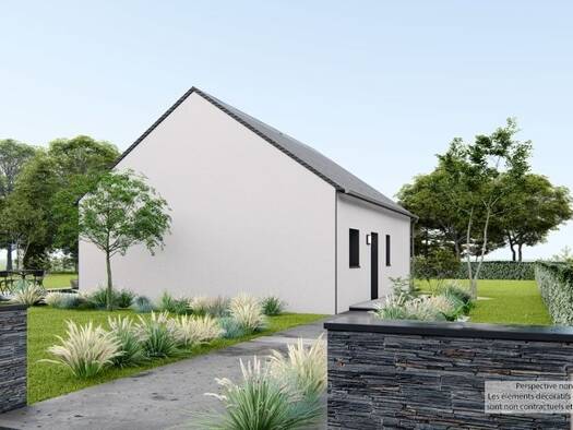 Terrain avec maison neuve à vendre 214 445 € 4 pièces 3 chambres 70 m² 249 m² de terrain Les Touches 44390