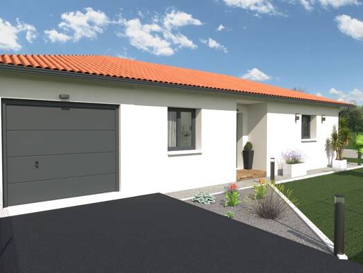 Terrain avec maison neuve à vendre 268 000 € 5 pièces 3 chambres 95 m² 415 m² de terrain Saint-Paul-de-Varax 01240