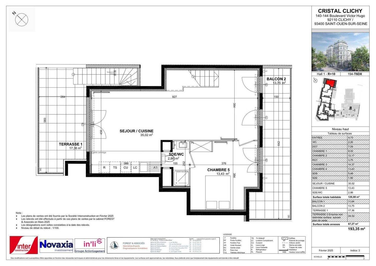 Maison à louer, 126m², CLICHY