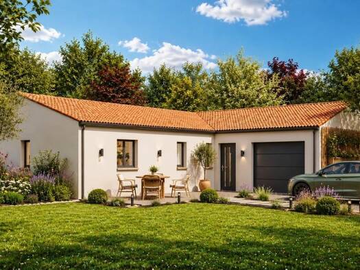 Terrain avec maison neuve à vendre 223 522 € 4 pièces 3 chambres 75 m² 509 m² de terrain Le Gua 17600