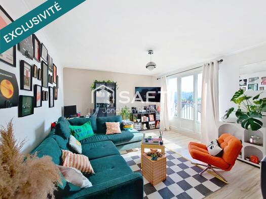 Appartement à vendre 140 000 € 3 pièces 2 chambres 64 m² Étage 3/3 La Neuvillette-Trois Fontaines Reims 51100
