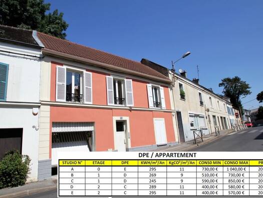 Immeuble à vendre 499 000 € 92 m² Coteaux Chennevières-sur-Marne 94430