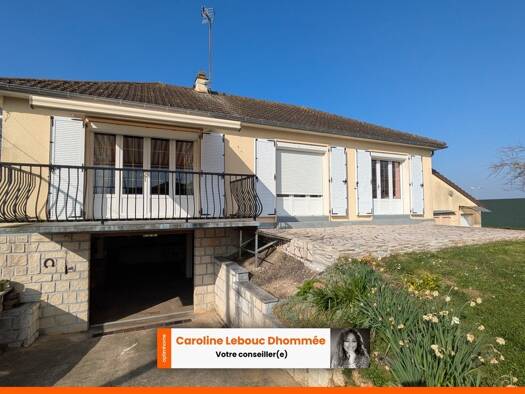 Pavillon à vendre 147 000 € 4 pièces 3 chambres 125 m² 790 m² de terrain Sud Mamers 72600