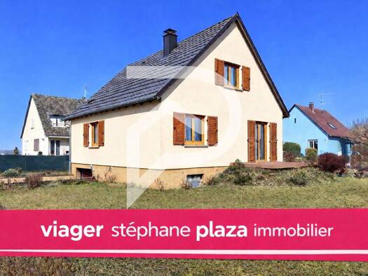 Maison en viager occupé Bouquet 168 000 € 5 pièces 3 chambres 110 m² 564 m² de terrain Centre Wintzenheim 68920