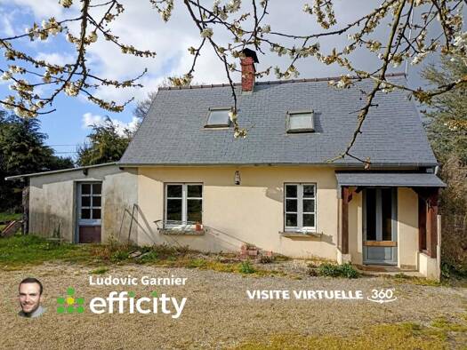 Maison à vendre 59 000 € 2 pièces 1 chambre 40 m² 6 500 m² de terrain Lapenty 50600