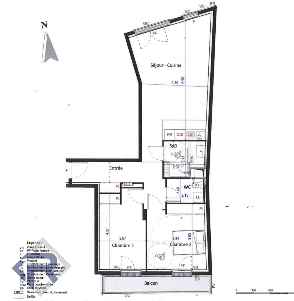 Maison à louer, 70m², MONTREUIL