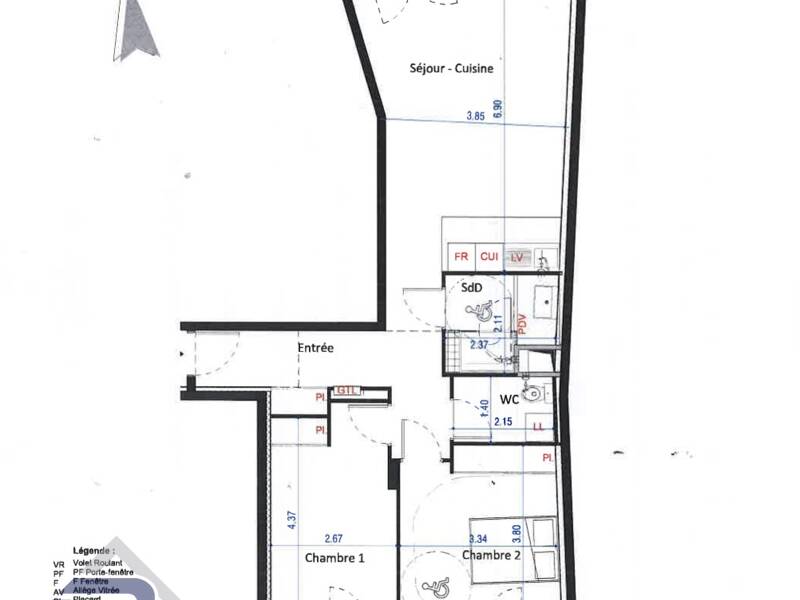 Maison à louer, 70m², MONTREUIL