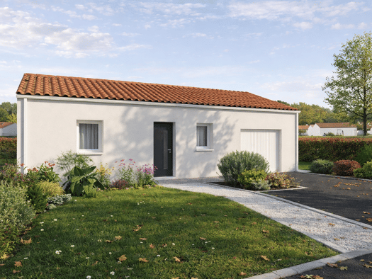 Terrain avec maison neuve à vendre 162 652 € 4 pièces 3 chambres 77 m² 449 m² de terrain Mouilleron-le-Captif 85000