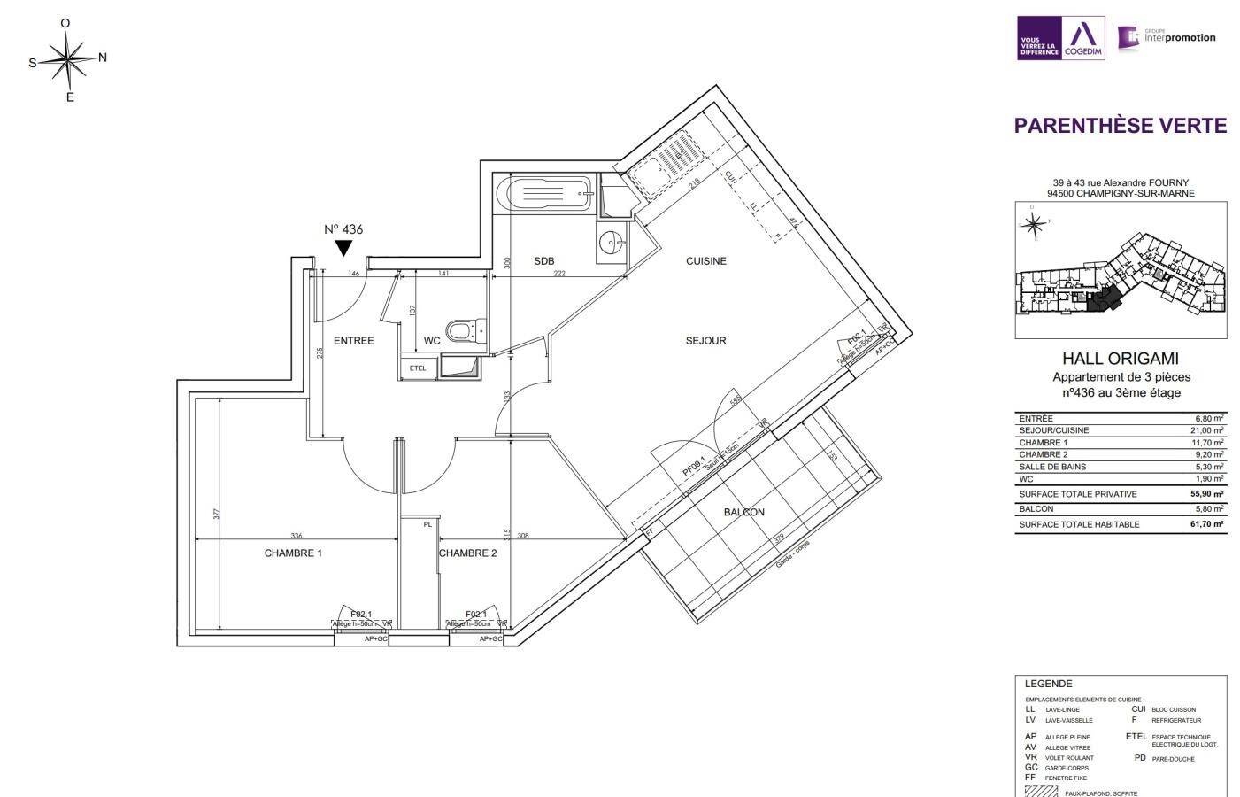 Maison à louer, 56m², CHAMPIGNY SUR MARNE