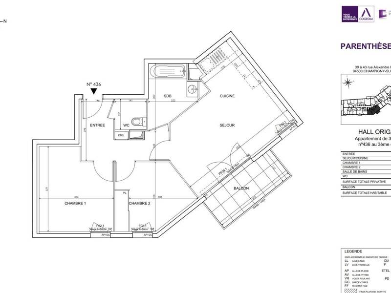 Maison à louer, 56m², CHAMPIGNY SUR MARNE
