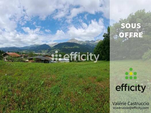 Terrain constructible viabilisé à vendre 199 000 € 1 164 m² de terrain Saint Martin Sallanches 74700