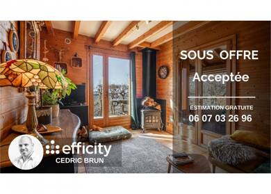 Chalet à vendre 249 000 € 3 pièces 1 chambre 53,6 m² 100 m² de terrain Mont-Saxonnex 74130