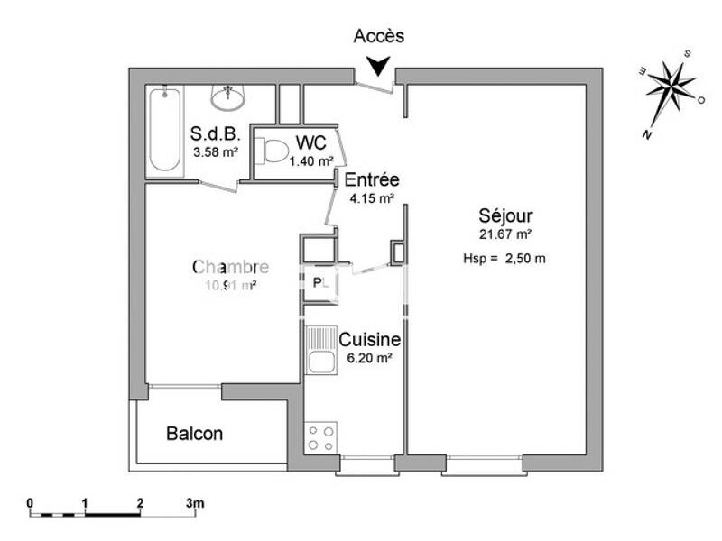 Maison à louer, 48m², LILLE