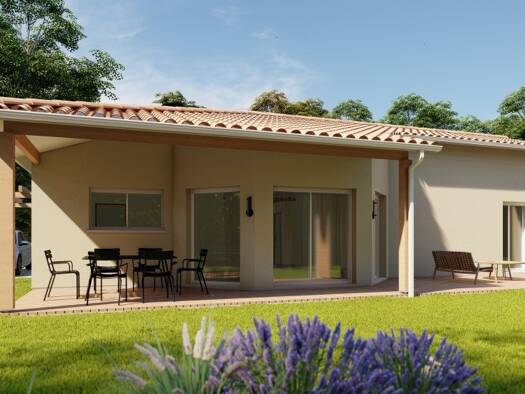 Terrain avec maison neuve à vendre 312 300 € 4 pièces 3 chambres 111 m² 1 390 m² de terrain Saint-Pierre-de-Mons 33210