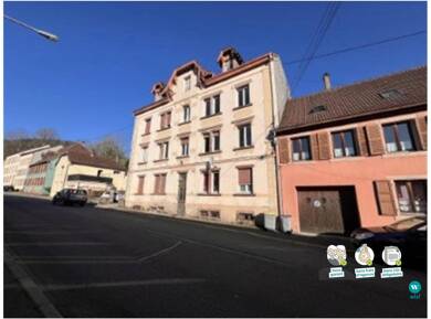 Appartement à louer 480 € 2 pièces 1 chambre 50 m² RDC Peripherie Sainte-Marie-Aux-Mines 68160