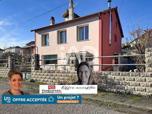 Maison à vendre 235 000 € 8 pièces 4 chambres 170 m² 565 m² de terrain Langogne 48300