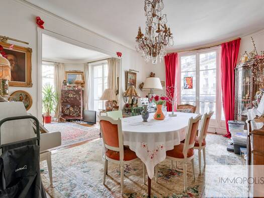 Appartement en viager occupé Bouquet 730 000 € 4 pièces 2 chambres 87 m² Étage 2/6 Grandes Carrières-Clichy Paris 18ème arrondissement 75018