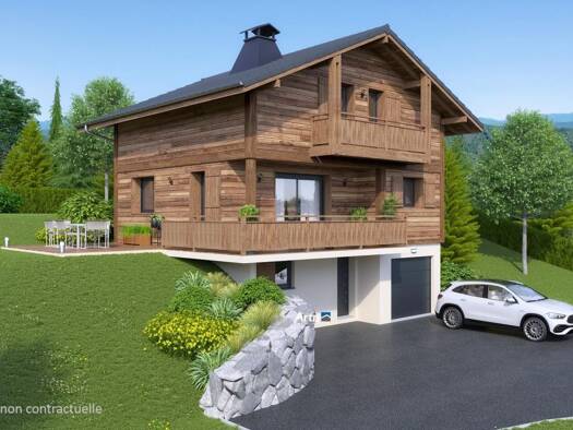 Terrain avec maison neuve à vendre 644 800 € 5 pièces 4 chambres 121 m² 720 m² de terrain Ouest et Nord Passy 74190